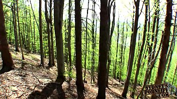 [Forest, Tourist, Trail] Big Titted Tourist Outdoors Fuck