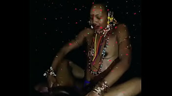 [Tribal Baddie, Ebony Jerk Off Ebony, Ebony Goddess] In Tribal Sex