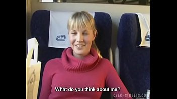 [Streets, Homemade, Aeroplane] Czech Streets Blonde Elf In Train
