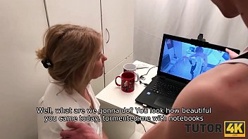 [Tutor4k, Tea On Teachers, Clothes To Make] Tutor4k Young Man Poured Tea On Teachers Clothes To Free Her Mouth And Bonk