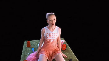 [Madi, Only Women, Teen 3D] Madi Collins Plays With Her Ginger Cheerleader Pussy In Madi Touchdown Braindance Spatial VR