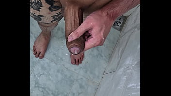 [Banho, Gay, Solo] Gordinho Safado Brincando No Banho